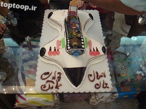 عکس کیک تولد با اسم احسان
