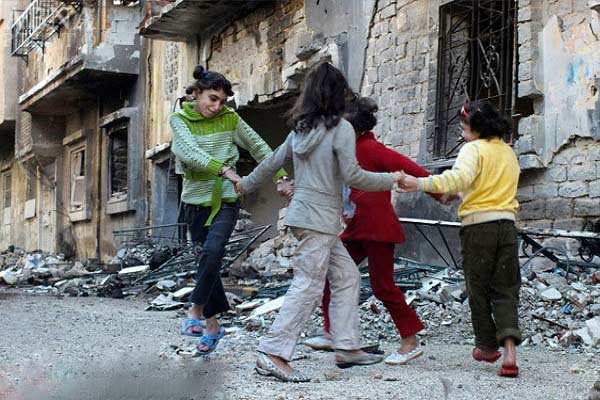 کلیپ کوتاه خوشحالی پس از آزادی حلب
