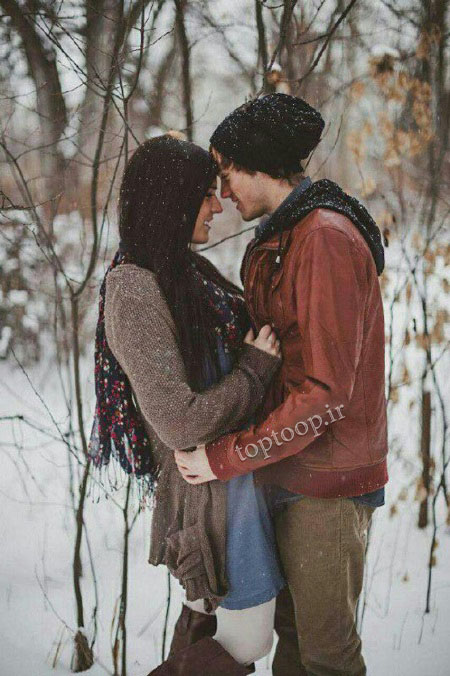 toptoop.irعکسهای عاشقانه زیر برف و بارون دونفره
