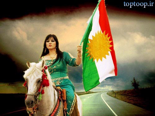 گالری عکس پرچم کردستان