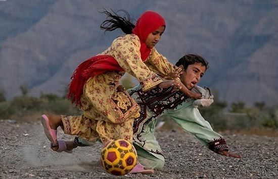دختران فوتبالیست ایرانی