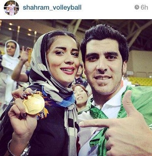 عکسهای جدید شهرام محمودی و همسرش