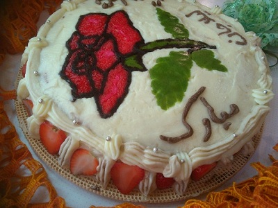 کیک تولد لیلا