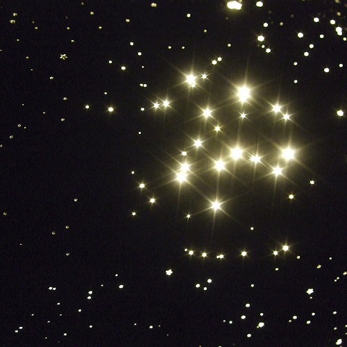 عکس از آسمان پر ستاره