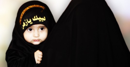 دختر بچه باحجاب ایرانی