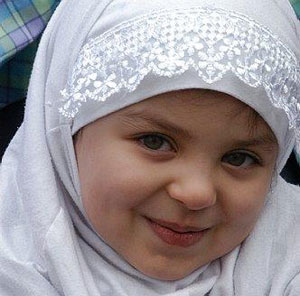 عکس دختر کوچولو با حجاب