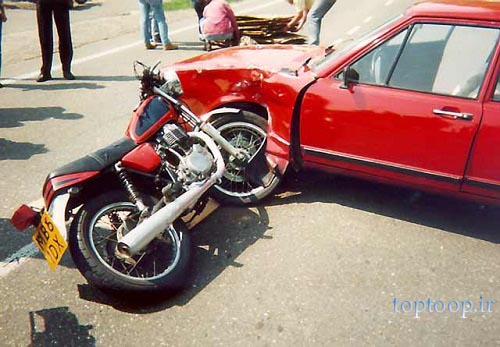 عکس تصادفات موتور سیکلت